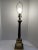 Tall Late 20th Century Neoclassical Accented Brass Lamp For Sale - Image 9 of 9