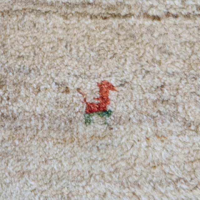 Vintage Middle Eastern Gabbeh Rug in Hand-Knotted Wool, 1960s For Sale - Image 4 of 6