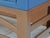 Rustic Nina Solid Wood Tall Cabinet, Bookcase, Hutch - Blue For Sale - Image 3 of 7