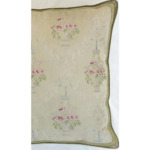 Tan Circa 1860 Antique French Textile Pillow For Sale - Image 8 of 9