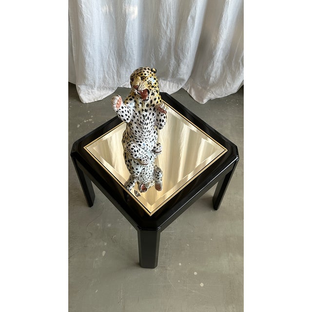 Mid-Century Modern Mid-Century German Mirror Top Coffee Table, 1950s For Sale - Image 3 of 12