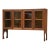 1960s Walnut Bookcase Display Cabinet For Sale