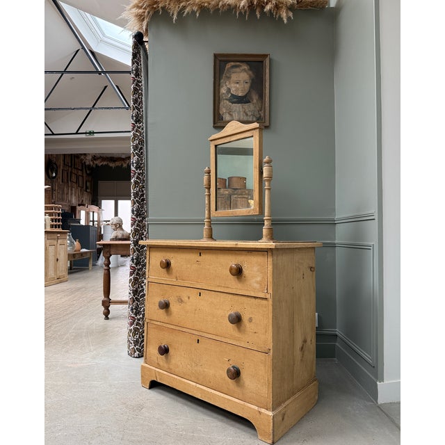English Pine Dressing Table, 1890s For Sale - Image 9 of 15