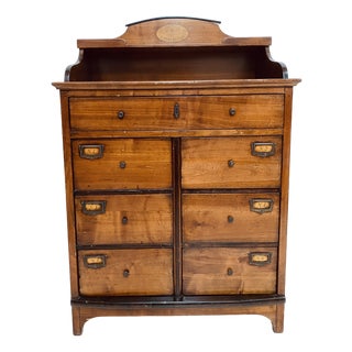 English Style Chest of Drawers in Walnut, 1900s For Sale