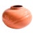 Postmodern Embossed Pink Ceramic Vase For Sale