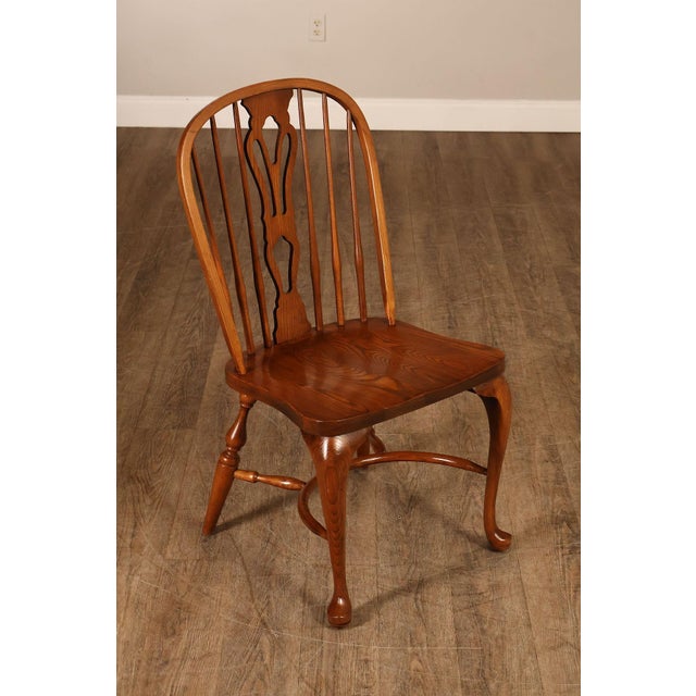 English Nichols & Stone Set Of Four Windsor Dining Chairs For Sale - Image 3 of 18