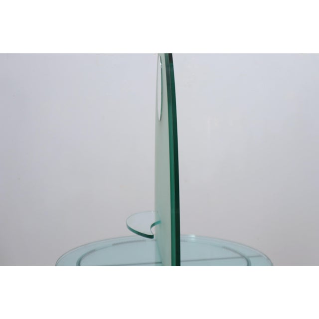 Glass Vintage Freestanding Swivel Vanity Mirror, 1990s For Sale - Image 7 of 13