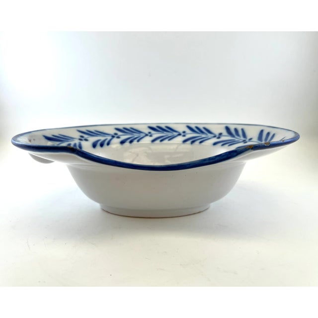 Earthenware Shaving Bowl from Saint Clement For Sale - Image 5 of 8