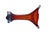 1950s Italian Postmodern Vase in Murano Glass from Mandruzzato, 1950s For Sale - Image 5 of 9