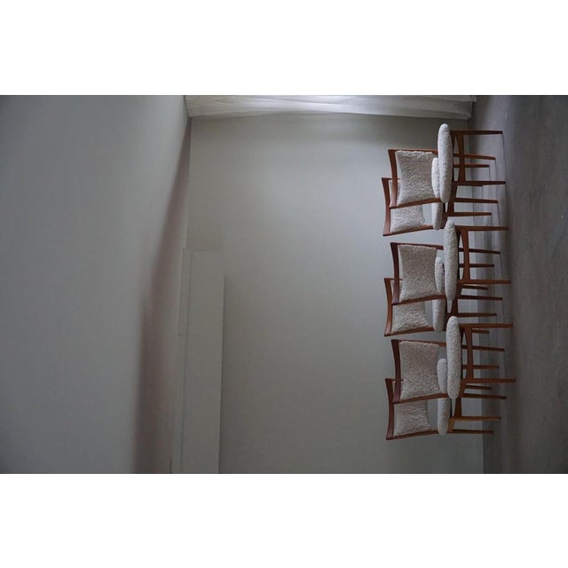 Danish Modern Dining Chairs in Oak & Lambswool Model Sw86 attributed to Finn Juhl, 1953, Set of 6 For Sale - Image 18 of 18