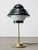 Mid-Century Italian Brass and Glass Table Lamp, 1960s For Sale - Image 10 of 14