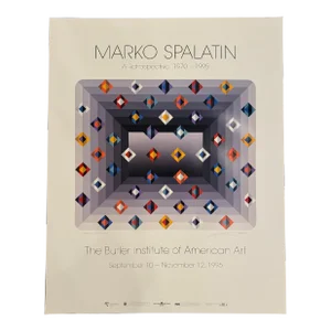 Marko Spalatin Retrospective Print Butler Institute of American Art 1995 Signed