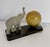French Art Deco Table Lamp with Elephant Sculpture, 1930s For Sale - Image 6 of 9