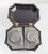 19th Century Chinese Export Black Lacquer Tea Caddy With Gilt Decoration For Sale - Image 10 of 13