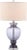 Modern Glass Urn Lamp in Grey - a Pair For Sale - Image 3 of 5