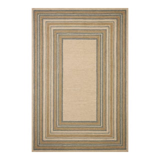 Chris Loves Julia x Loloi Alfie Natural / Multi 3'-6" x 5'-6" Accent Rug For Sale