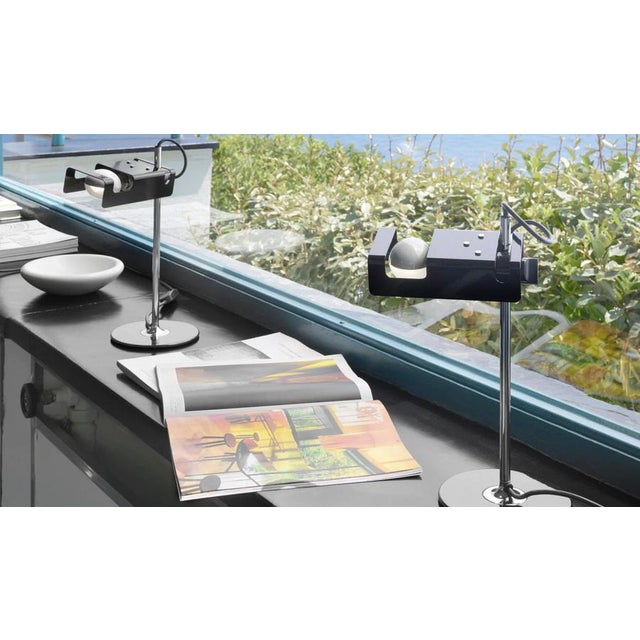 Metal Mini Spider Table Lamps by Joe Colombo for Oluce, Set of 3 For Sale - Image 15 of 17