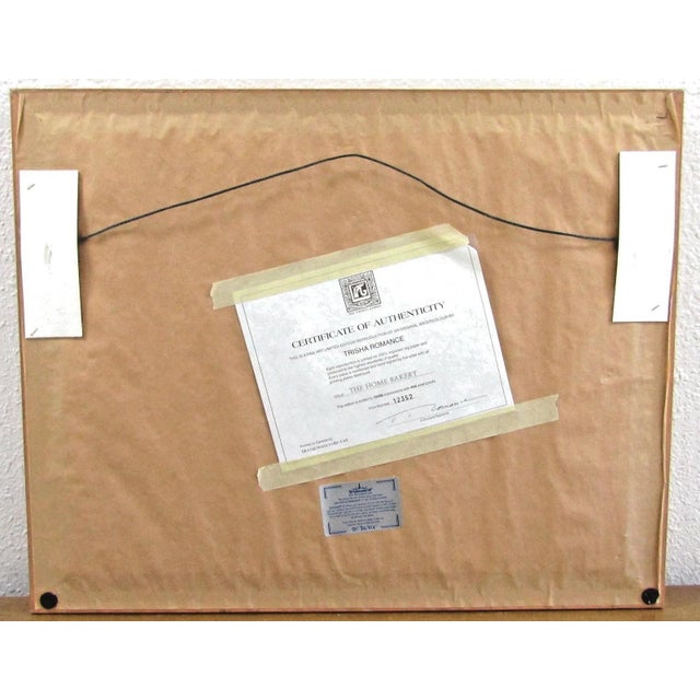 1990s Trisha Romance the Home Bakery Matted and Framed Numbered Print For Sale - Image 13 of 15