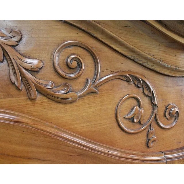 Antique Louis XV Birch Wardrobe For Sale - Image 9 of 18