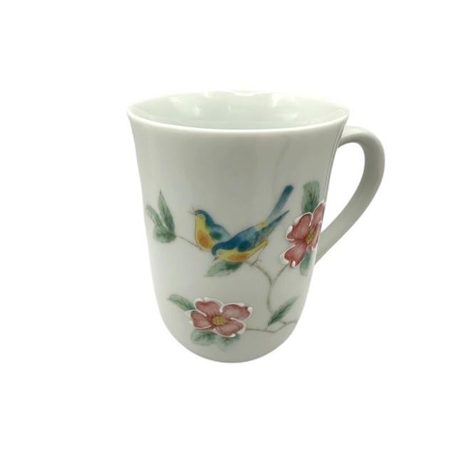 Japanese Vintage 1970s Otagiri Japan "Floral Mist" Coffee Mugs - Set of 2 For Sale - Image 3 of 9