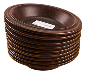 Gresline Ceramic Soup Plates by Franco Pozzi, 1960s, Set of 9