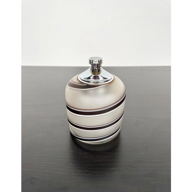 Murano Glass Table Lighter by Tommaso Barbi, Italy, 1970s For Sale - Image 4 of 8