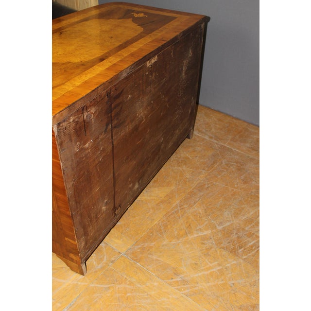 Wood Louis XIV Marquetry Commode, 18th Century For Sale - Image 7 of 15