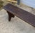 1950s Rustic Wood Farmhouse Bench, 1950s For Sale - Image 5 of 17