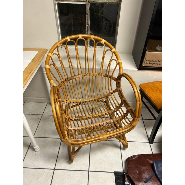 1970s Attributed to Frank Albini Scoop Chair For Sale In San Francisco - Image 6 of 6