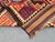 Ivory Maimana Kilim Area Rug, Handwoven Wool, 6x10, Brick & Ivory For Sale - Image 8 of 10