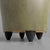 Italian Modern Green Faux Leather Pouf, 1970s, Set of 3 For Sale - Image 9 of 18