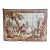 19th-Century Silk Tapestry — Romantic Garden Scene For Sale
