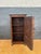 Spanish Rustic Solid Oak Cabinet with Paneled Door and Iron Hardware, 1880s For Sale - Image 6 of 10