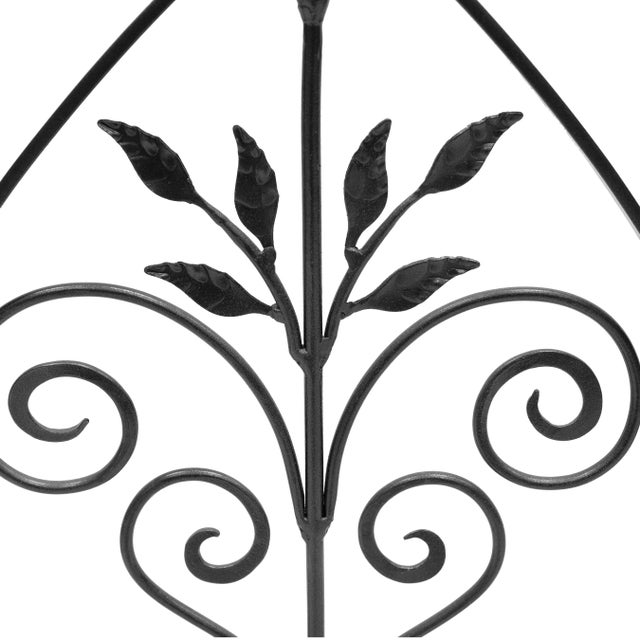Decorative Wrought Iron Flower Box Bracket For Sale In Boston - Image 6 of 6