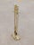 Mid-Century Modern Vintage Ball Head Brass Fireplace Tools Set - Set of 4 For Sale - Image 3 of 8