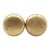 Pair of Vintage 1.125 In. Brass Cabinet Drawer Knobs For Sale