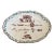 Vintage Mottahedeh Portugal Porcelain Garden Rebus Catchall Dish For Sale