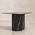Postmodern Faux Marble Pedestal Side Table – Ceramic & Glass, 1980s, Mid-Century For Sale - Image 14 of 17