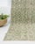 1970s Vintage Turkish Oushak Handmade Wool Cotton Green Area Rug For Sale - Image 4 of 11