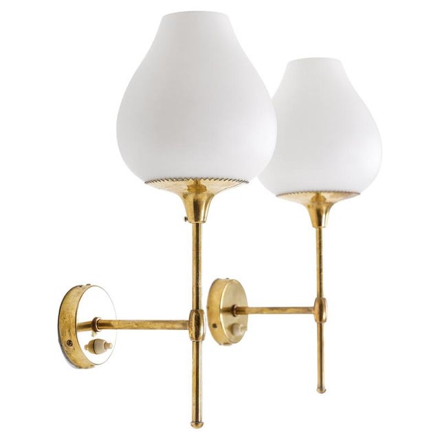 Wall Lights attributed to Bergboms, Sweden, 1950s, Set of 2 For Sale - Image 16 of 16