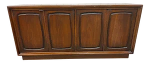 Mid-Century Modern Broyhill Emphasis Walnut Storage Cabinet