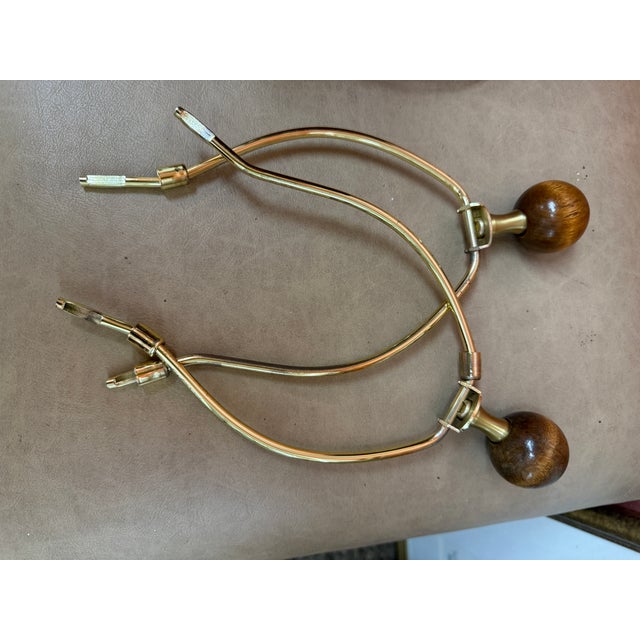 Vintage Wood Koi/Dolphin Lamps, a Pair, Hand Carved, Mid 20th Century For Sale - Image 9 of 10