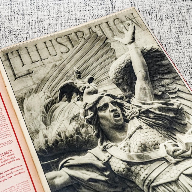 Rare 1915 l'Illustration French France World War I Photos Illustrations Advertising Antique Oversized Book For Sale - Image 4 of 17