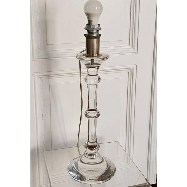 1980s Elegant Glass Table Lamp by Ingo Maurer - Design M, Late 20th Century For Sale - Image 5 of 9