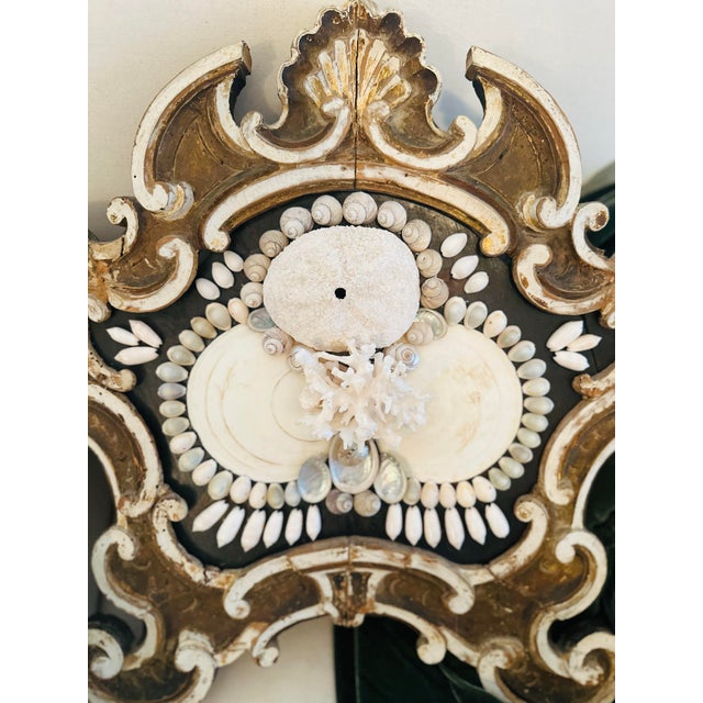 Sand Antique Italian Relic With Shells For Sale - Image 8 of 10