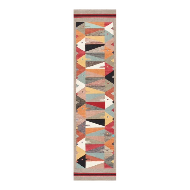 Pasargad Home Tuscany Multi Wool Area Rug- 2' 8'' X 11' 9'' For Sale