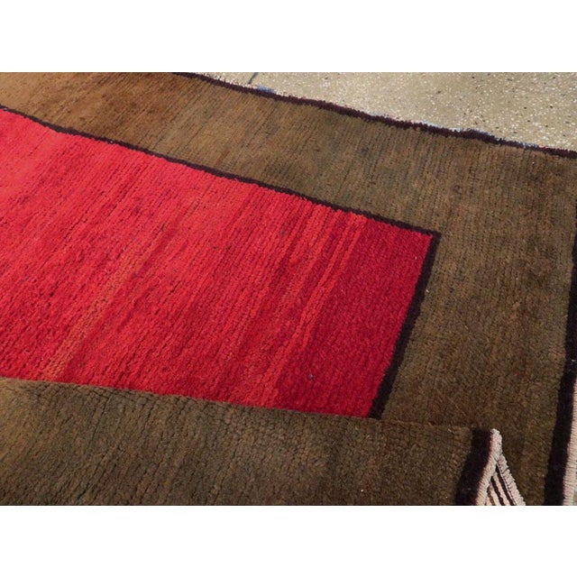 Galerie Shabab Collection Mid-20th Century Handmade Turkish Anatolian Long Runner For Sale - Image 9 of 10