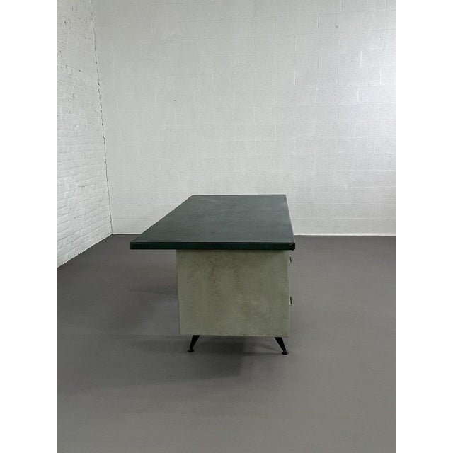 Vintage Metal Desk by Behin Edition, 1950s For Sale - Image 4 of 10