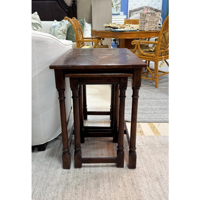 Theodore Alexander Castle Bromwich Orchard Nest of Tables, Nesting Tables - Set of 3 For Sale - Image 11 of 12