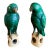 Pair of Antique Sancai Glazed Chinese Export Parrots For Sale